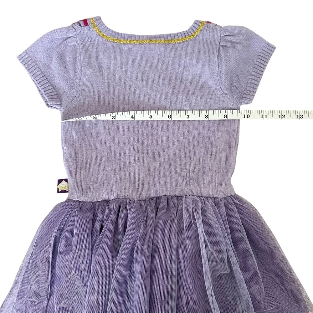 Disney Wish Movie Toddler Girls Dress Size 2T Purple Tulle Layers Knit